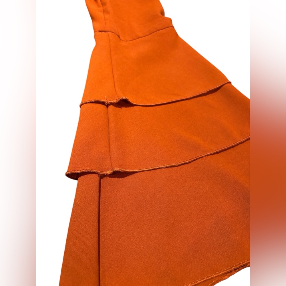 SHEIN Bright Orange Long Sleeve Top - Picture 4 of 10